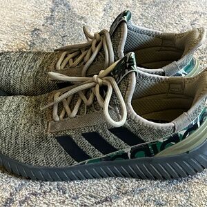 Adidas Green and Black Fashion Sneakers